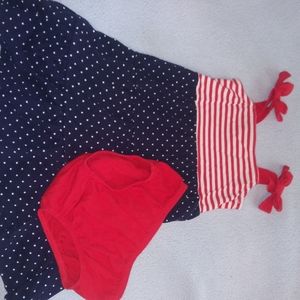 Patriotic sundress with bloomers